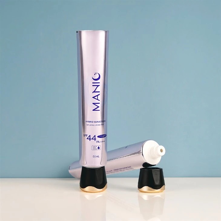 Aluminum Plastic Sunscreen Cream Packaging Tube